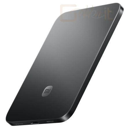 Powerbank vésztöltők Xiaomi UltraThin Magnetic 5000mAh PowerBank Glacier Black - BHR0913GL