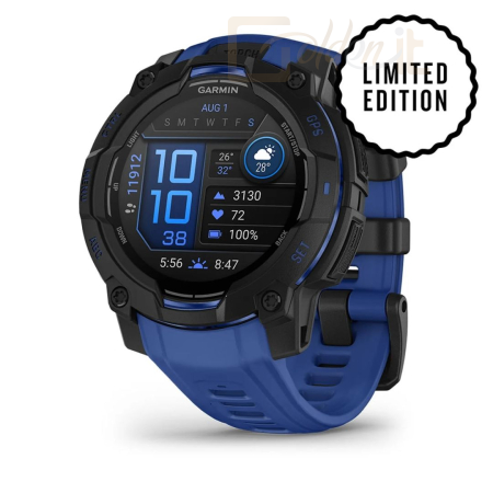Okosóra Garmin Instinct 3 45mm Amoled Blue with Black Band - 010-02936-03