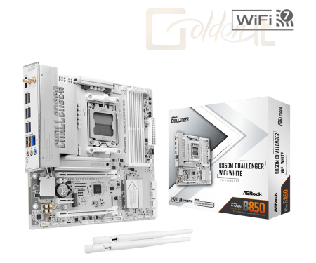 Alaplap ASRock B850M CHALLENGER WIFI WHITE - B850M CHALLENGER WIFI WHITE
