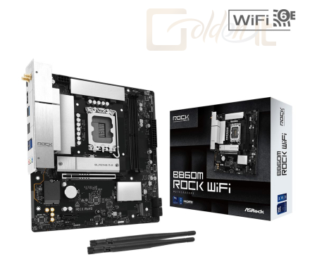 Alaplapok ASRock B860M ROCK WIFI - 90-MXBU60-A0UAYZ