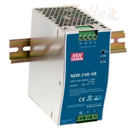 Táp Noname MEAN WELL NDR-240-48 48V 5A 240W tápegység - NDR-240-48