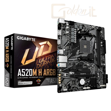 Alaplap Gigabyte A520M H ARGB - A520M H ARGB