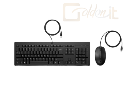 Billentyűzet HP 225 Wired Mouse and Keyboard Combo Black HU - AX2Y7AA#AKC