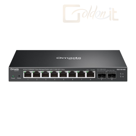 Hálózati eszközök TP-Link ES210X-M2 Omada 8-Port 2.5G BASE-T Easy Managed Switch with 2 10GE SFP+ Slots - ES210X-M2