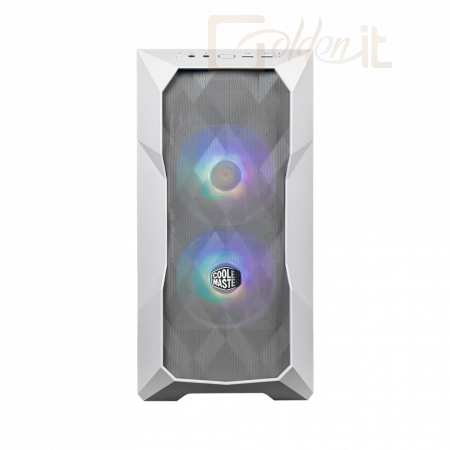 Ház Cooler Master MasterBox TD300 Mesh ARGB Tempered Glass White - TD300-WGNN-S00
