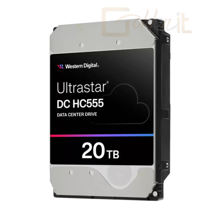 Winchester (belső) Western Digital 20TB 7200rpm SATA-600 512MB Ultrastar DC HC555 - 0B48719