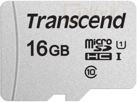 USB Ram Drive Transcend 16GB microSDXC Class 10 UHS-I U1 adapter nélkül - TS16GUSD300S
