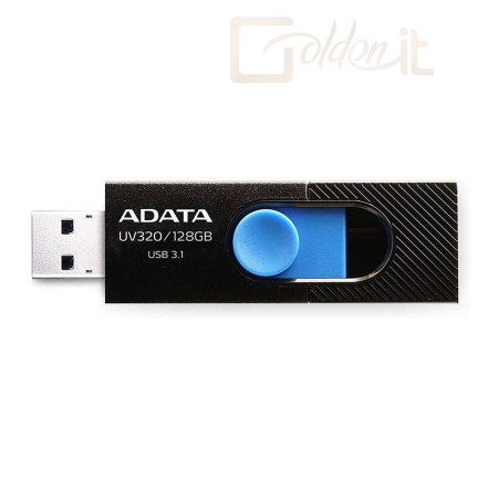 USB Ram Drive A-Data 128GB Flash Drive UV320 USB3.1 Black - AUV320-128G-RBKBL