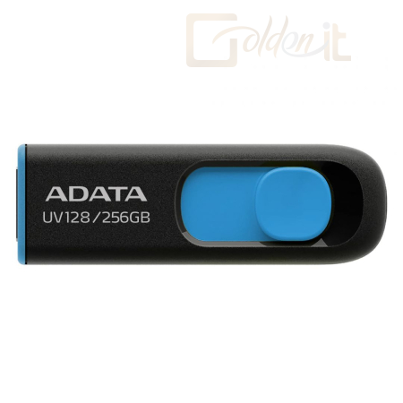 USB Ram Drive A-Data 256GB Flash Drive UV128 Black - AUV128-256G-RBE