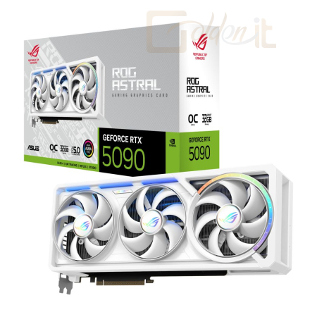 Videókártya Asus ROG-ASTRAL-RTX5090-O32G-WHITE - 90YV0LWA-M0NA00