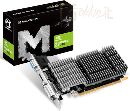 Videókártya Maxsun GeForce GT 710 2GB DDR3 - MS-GT710 LP 2G