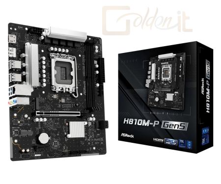 Alaplapok ASRock H810M-P Gen5 - 90-MXBUE0-A0UAYZ