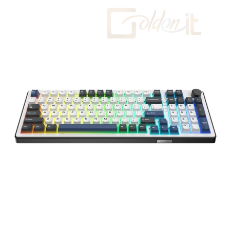 Billentyűzet The G-Lab Keyz Elite 400 HE BW Keyboard Black US - KEYZELITE4HEBW/US