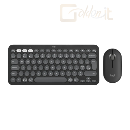 Billentyűzet Logitech Pebble 2 Combo Tonal Graphite UK - 920-012233