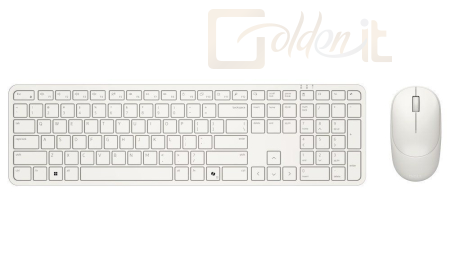 Billentyűzet Dell KM526 Wireless Keyboard Combo White HU - 580-BDGS