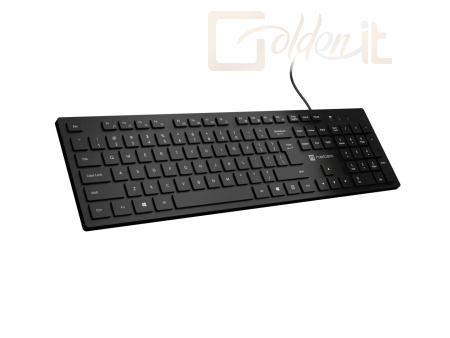 Billentyűzet natec Herring Slim Keyboard Black US - NKL-2341