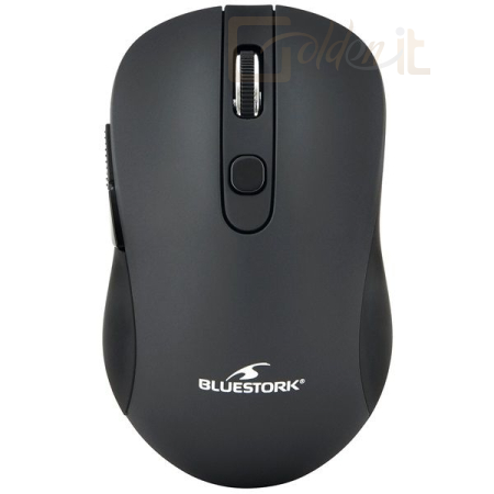 Egér Bluestork Office 60 Wireless Mouse Black - M-WL-OFF60-BLACK