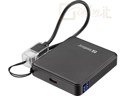Powerbank vésztöltők Sandberg PD20W 5000mAh PowerBank Black - 421-33