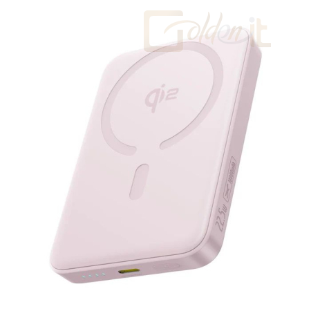 Powerbank vésztöltők Baseus EnerFill FM12 Qi2 Magnetic 10000mAh PowerBank Pink - E0028500