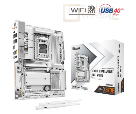Alaplapok ASRock X870E CHALLENGER WIFI WHITE - 90-MXBUH0-A0UAYZ