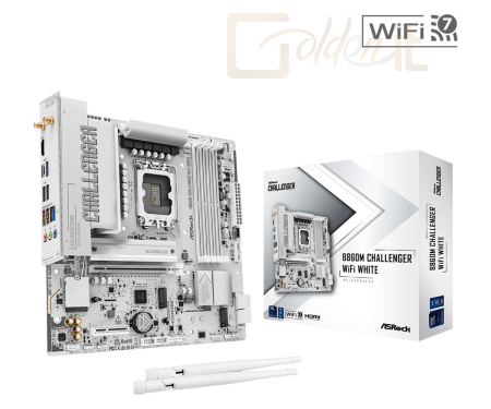 Alaplapok ASRock B860M CHALLENGER WIFI WHITE - 90-MXBUQ0-A0UAYZ