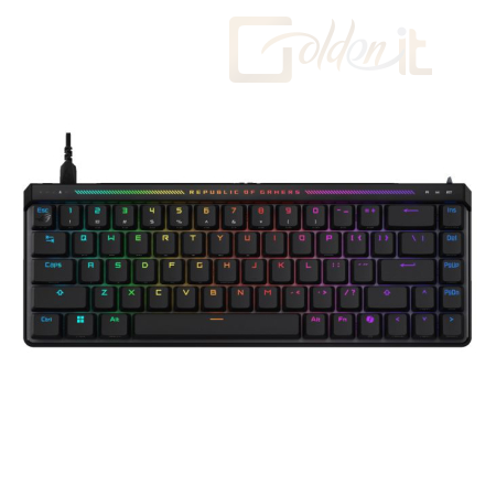 Billentyűzet Asus ROG Falchion Ace HFX Mechanical Keyboard Black HU - ROG FALCHION ACE HFX HU