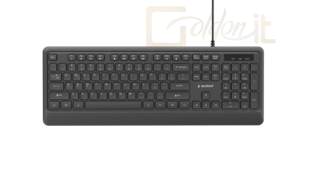 Billentyűzet Gembird KB-UML-04 Slim Wired Backlight Keyboard Black US - KB-UML-04