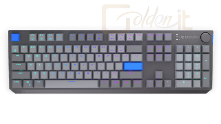 Billentyűzet Endorfy Thock V2 Wireless Bluetooth Keyboard Grey US - EY5A129