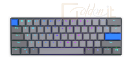 Billentyűzet Endorfy Thock V2 Compact Yellow Switch Mechanical Keyboard Grey US - EY5A132