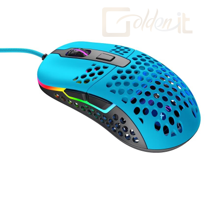 Egér Cherry XTRFY M42 RGB Gaming Mouse Miami Blue - M42-RGB-BLUE