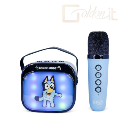Hangfal OTL Technologies Bluey PopSing LED Light-Up Bluetooth Karaoke Speaker & Microphone Blue - BL1444