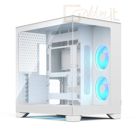 Ház Fractal Design Pop 2 Vision RGB Tempered Glass White - FD-C-POV2A-03