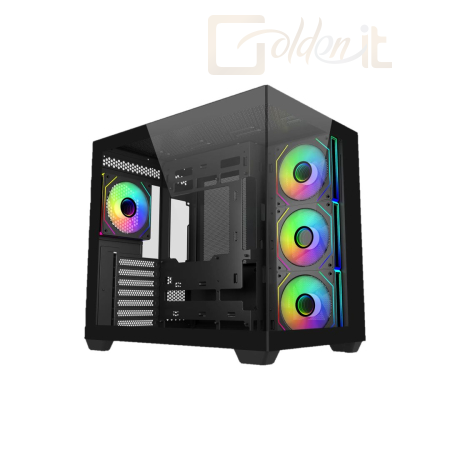 Ház Cooler Master Elite 681 Tempered Glass Black - E681-KHNN-S00