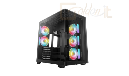 Ház DeepCool CG590U 5F Tempered Glass Black - R-CG590U-BKAGA5-G