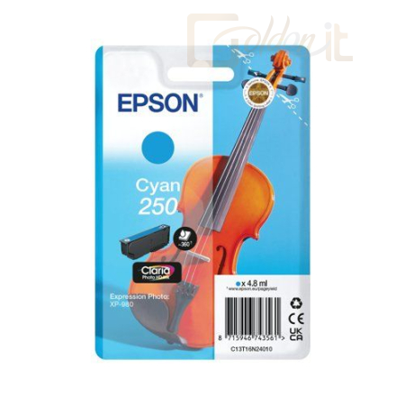 Nyomtató - Tintapatron Epson 250 Cyan tintapatron - C13T16N24010