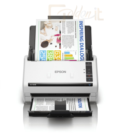Scanner Epson WorkForce DS-530III Lapáthúzos Szkenner White - B11B286401