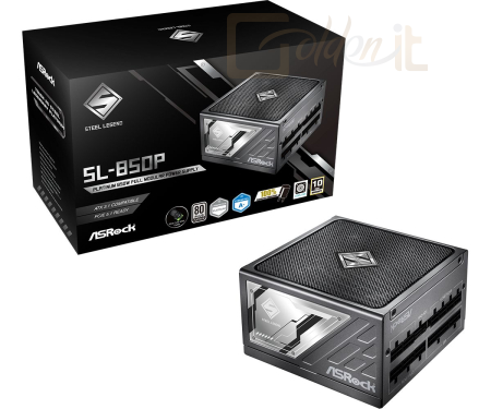Táp ASRock 850W 80+ Platinum Steel Legend SL-850P - 90-UXS085-PFEAAA