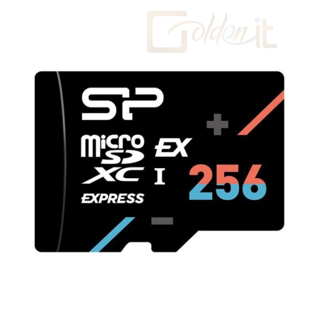 USB Ram Drive Silicon Power 256GB microSDXC Hypera Class 10 U3 V30 A1 adapter nélkül - SP256GBSTEI31V10
