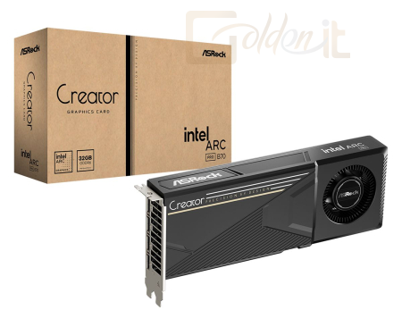 Videókártya ASRock Intel Arc Pro B70 Creator 32GB - 90-GA6GZZ-00UANF