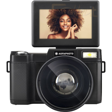 Kompakt Agfaphoto Realishot VLG4KDIG Vlogger Camera Black - AG-VLG4KDIG