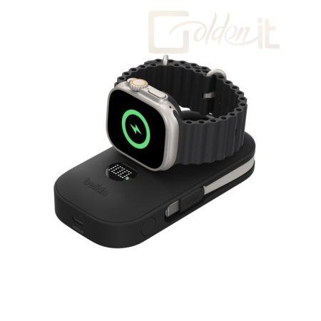 Powerbank vésztöltők Belkin BoostCharge Pro 10000mAh PowerBank with Apple Watch Charger Black - BPD012HQBK