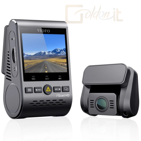 Videokamera VIOFO A129 Plus Duo Dual Channel Dash Cam Black - A129 PLUS DUO-G