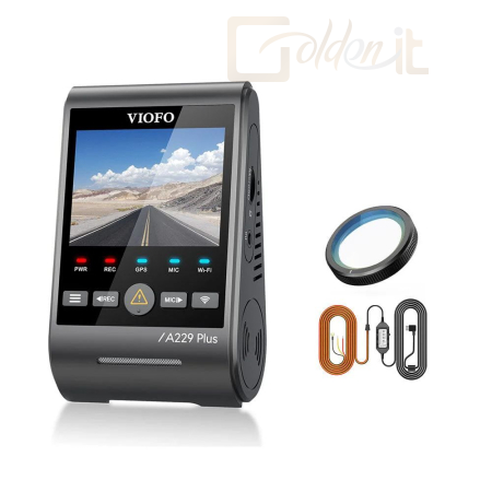 Videokamera VIOFO A229 Plus 1CH Dash Cam Black - A229 PLUS 1CH-G GPS