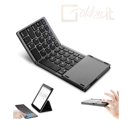 Billentyűzet BlackBird BH1482 Bluetooth Keyboard Black UK - BH1482