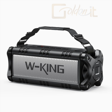 Hangfal W-King D8 Bluetooth Speaker Black/Silver - D8-BLK/S