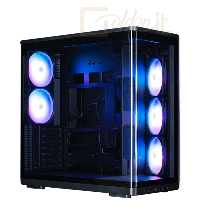 Ház Zalman P60 Tempered Glass Black - P60 BLACK