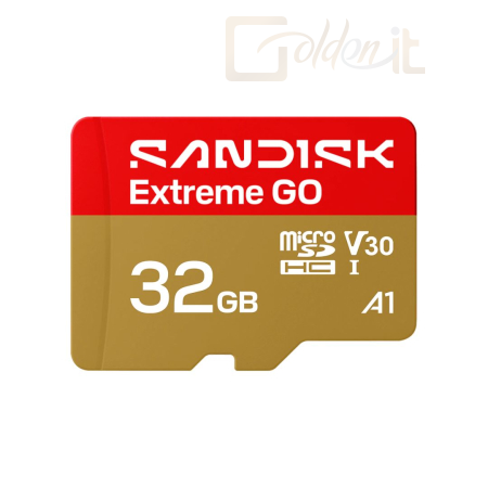 USB Ram Drive Sandisk 32GB microSDHC Extreme GO UHS-I U3 V30 A1 - SDSQXGN-032G-GN6MN