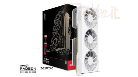 Videókártya XFX RX9070GRE 12GB DDR6 Triple Fan Gaming Edition White - RX-97GRE29W7