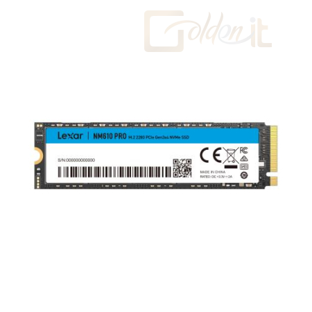 Winchester SSD Lexar 500GB M.2 2280 NVMe NM610PRO - LNM610P500G-RNNNG