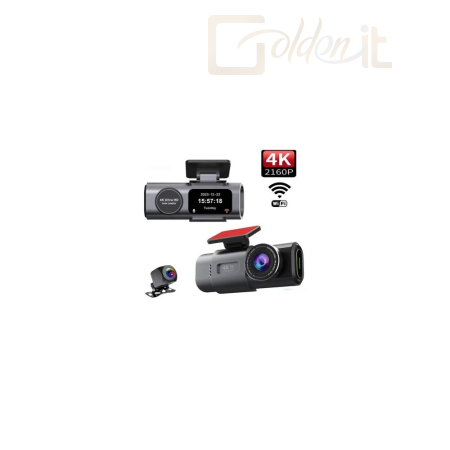 Videokamera BlackBird K309 4K+4K Wifi Autós Kamera - BH1704